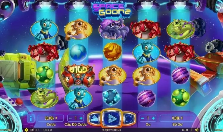 Giao diện chơi Nổ Hũ Vũ Trụ tại Fun88