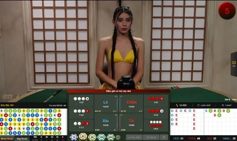 Bàn cược Xóc Đĩa tại Fun88
